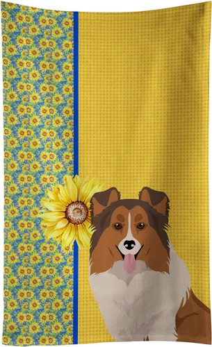 Vista 56 de Caroline's Treasures WDK5313KTWL - Toalla de cocina con diseño de girasoles de verano, color negro y tostado, Airedale Terrier, toalla de mano