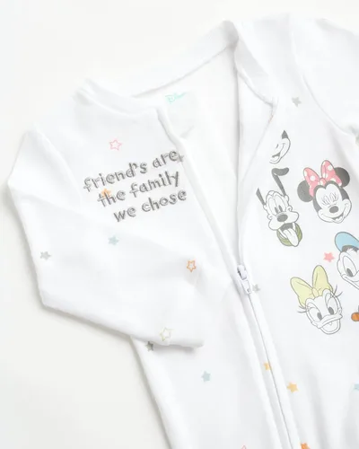 Vista 4 de Disney Juego de capas para bebé recién nacido 7 piezas de Mickey y Minnie Mouse enteros pantalones deportivos sombrero bolsa de regalo 0-6 meses