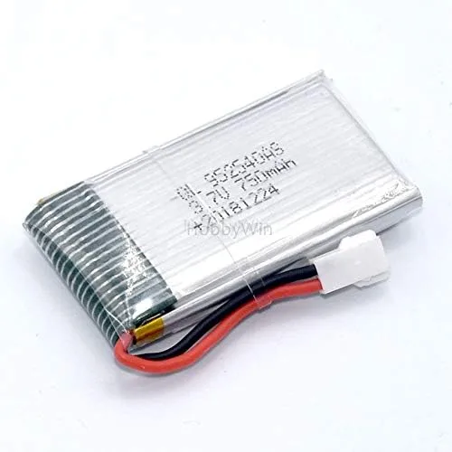 Vista 5 de HR SH5 Actualización LiPO batería 3.7 V 750 mAh para mini tamaño FPV Drone RC Quadcopter