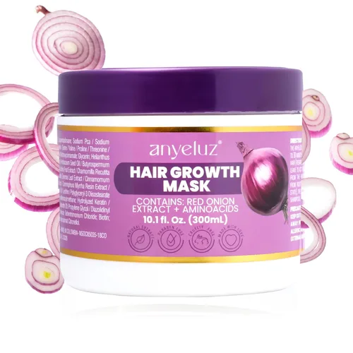 Vista 11 de ANYELUZ - Mascarilla nutritiva para el cabello que combate la sequedad y proporciona brillo, infundida con provitamina B5 y mezcla orgánica que