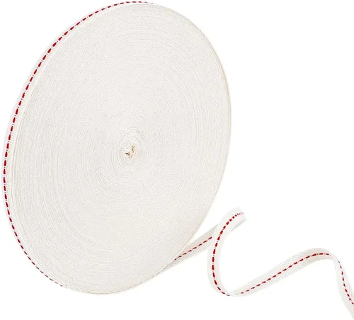 Vista 6 de BENECREAT Cinta de sarga de algodón marfil de 54.68 yardas, cinta de sarga de algodón de 3/8 pulgadas para decoración del hogar, regalo, envoltura