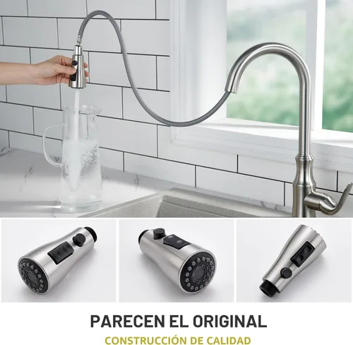 Vista 8 de Reemplazo de cabezal de llave de cocina Angle Simple, conector macho de rosca de G 1/2 o 13/16 pulgadas, probado según NSF/ANSI/CAN 61 y 372