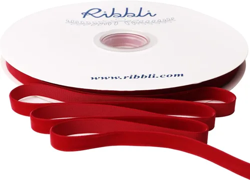 Vista 32 de Ribbli - Cinta de terciopelo negro de 1 pulgada, carrete continuo de 25 yardas, cinta de Navidad negra para envoltorios de regalos, manualidades