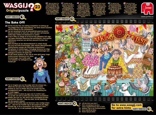 Vista 4 de Jumbo Wasgij Original 23 The Bake Off Rompecabezas (1000 piezas)