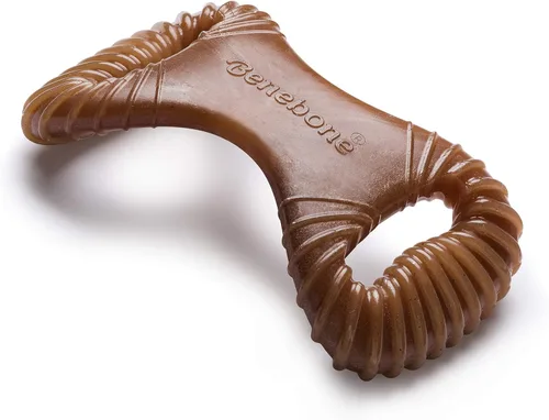 Vista 38 de Benebone Bone - Juguete masticable duradero para perros para masticadores agresivos, tocino real, fabricado en Estados Unidos, pequeño