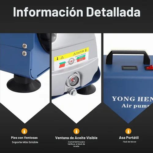 Vista 6 de Bepritm PCP Bomba de compresor de aire, bomba de compresor de aire eléctrica de alta presión de 4500PSI con bomba de agua y termómetro digital