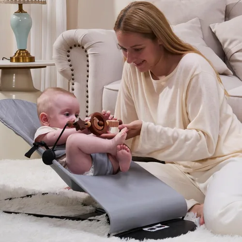 Vista 3 de Barra de juguete compatible con Baby Bjorn Bouncer Toy Bar para Baby Bouncer, accesorio de barra de juguete de madera duradera, juguete sensorial