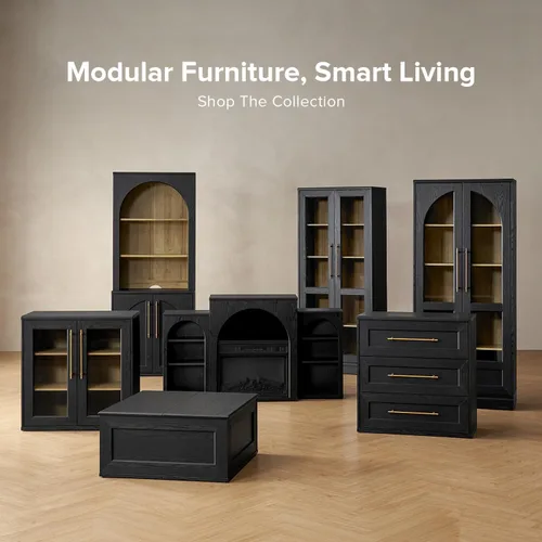 Vista 9 de Mopio Blake - Mesa de centro con tapa abatible y almacenamiento, mesa de centro cuadrada moderna de estilo rústico con parte superior fácil