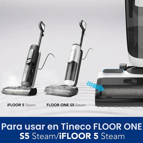 Vista 2 de Tineco Rodillo de cepillo de repuesto, solo para aspiradora Floor ONE S5 Steam e i5 Steam Wet Dry (no para combo S5/S5 y cualquier otro modelo)