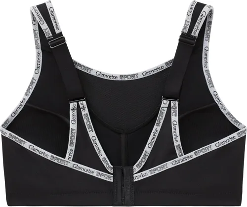 Vista 5 de Full Figure Plus Size No-Bounce Camisole Sports Bra Wirefree #1066