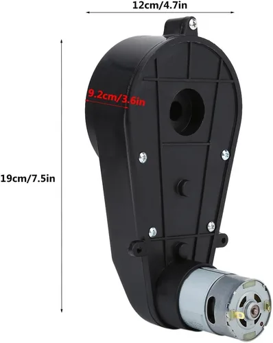 Vista 3 de 550 12000 RPM/23000 RPM con motor eléctrico de 6V/12V con motor de alta velocidad para generador de bricolaje (12V 23000RPM)