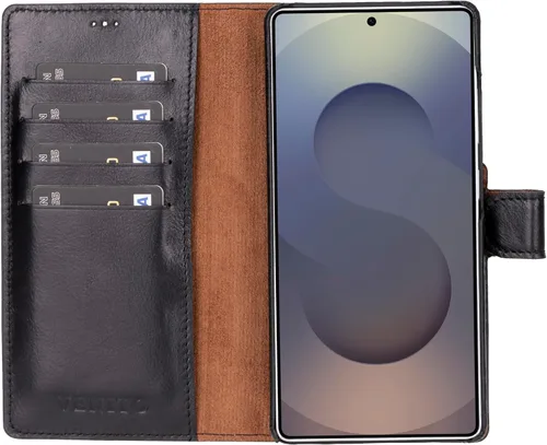 Vista 167 de Venito Florence - Funda de piel compatible con Samsung Galaxy S9, extra segura con bloqueo RFID, cartera desmontable para teléfono (gris decolorado)