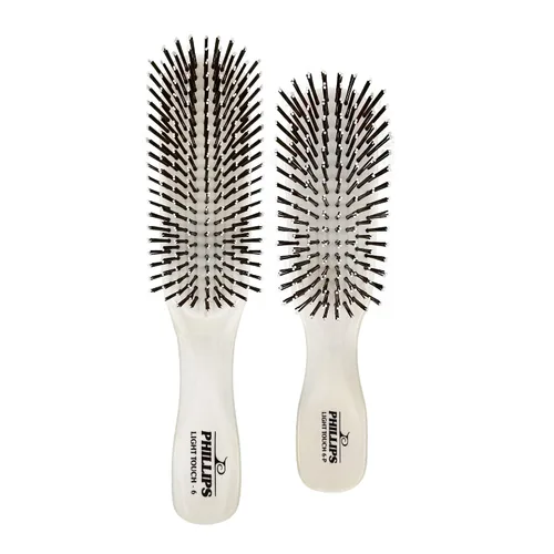 Vista 11 de Phillips Brush Cepillo de pelo Emerald Light Touch 6-P - Parte de la colección de gemas (tamaño pequeño)