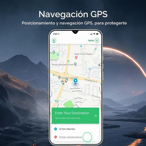 Vista 7 de I25+ Ultra Desbloqueado Teléfono Android 14, Octa-core Smartphone Celular, Batería de 6800mAh Carga Rápida, Pantalla FHD+ de 6.3", 4GB+128GB, Cámara