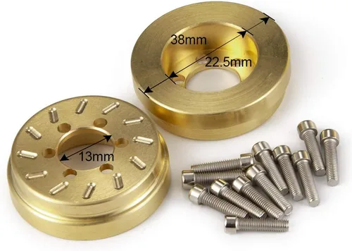 Vista 2 de 4 pesos internos de rueda para llantas Beadlock de 1/10 RC 1.9"/2.2