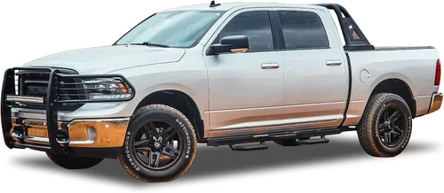 Vista 4 de Protección de parachoques modular Black Horse Grille Compatible con 09-10 Dodge Ram 1500 11-18 Ram 1500 19-24 Ram 1500 Classic