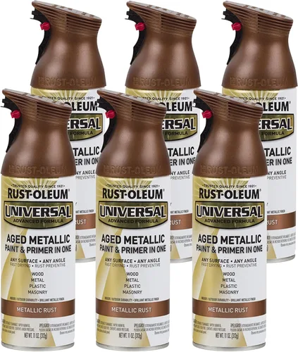 Vista 107 de Rust-Oleum Pintura en aerosol metálica universal para todas las superficies, cobre envejecido Cobre (Aged Copper)