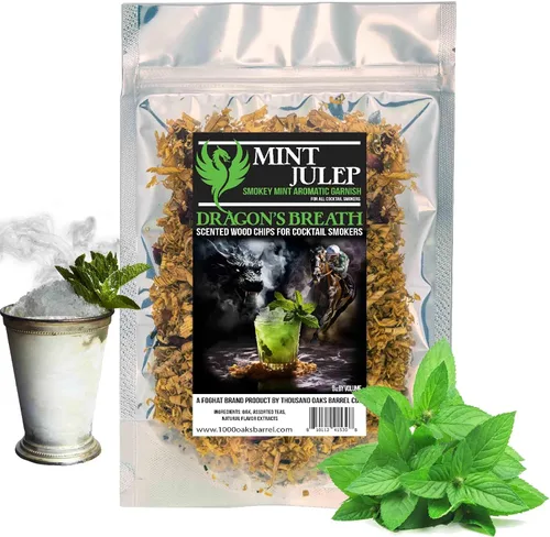 Vista 12 de Foghat - Virutas de madera para ahumar cócteles, sabor a absenta de aliento de dragón (8 onzas), virutas de madera natural gourmet para cócteles