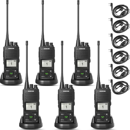 Vista 13 de SAMCOM Radios bidireccionales FPCN10A de largo alcance (FPCN10A cargador múltiple)
