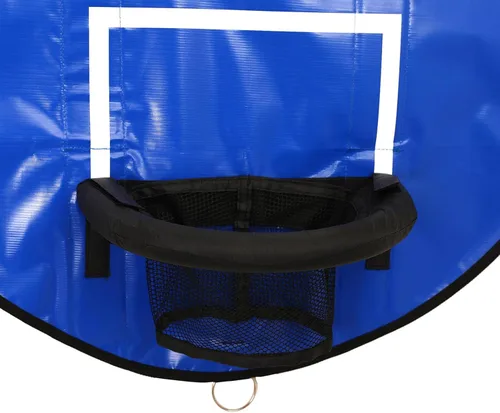 Vista 3 de Aro de baloncesto para cama elástica, con bomba y mini baloncesto, juguetes deportivos, mini aro de baloncesto para cama elástica con recinto