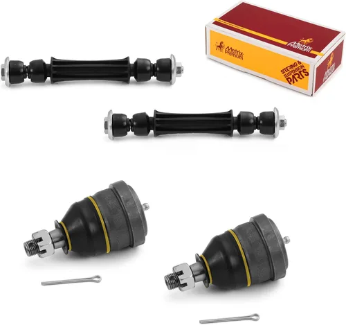 Vista 86 de Metrix Premium Chassis Parts - Juego de 4 piezas de articulación de rótula superior y barra estabilizadora delantera para Ford Ranger RWD 1998-2011