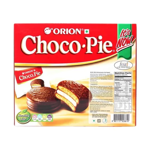 Vista 3 de Alfajor de chocolate con crema de malvaviscos Orion Choco Pie
