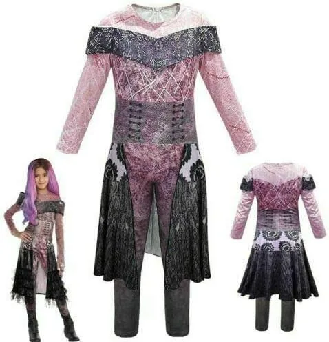 Vista 3 de Conjunto de disfraz de Navidad de 3 piezas para niñas y bebés, mameluco sin mangas, calentadores de piernas y diadema