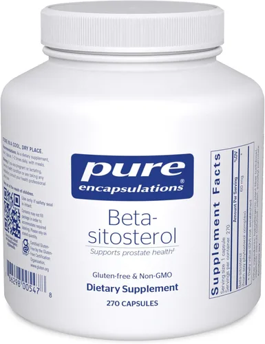 Vista 8 de Pure Encapsulations Beta-Sitosterol Suplemento para el flujo urinario y la salud* 90 cápsulas