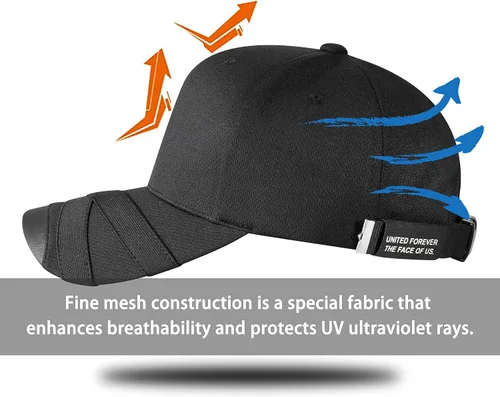 Vista 3 de Teamlife Max Cool Air Ventilation Mesh Back Performance Sport Gorra de béisbol al aire libre para hombre y mujer