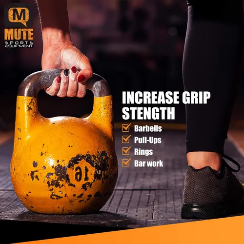 Vista 6 de MUTE Tiza de gimnasio atlético – Aumenta la fuerza de agarre – para bouldering, escalada en roca, gimnasia, fitness funcional, levantamiento