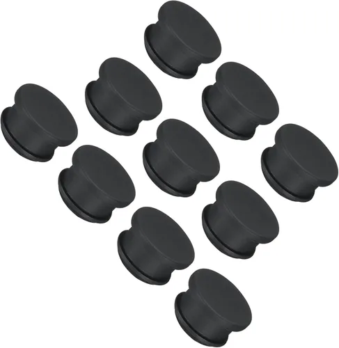Vista 100 de MECCANIXITY Tapones de silicona con bloqueo de clic para cubrir agujeros de panel, sello de panel de goma tipo empotrado redondo para antepechos