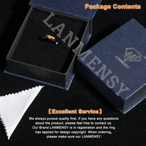 Vista 7 de LANMENSY Demon Slayer Anillos de anime Joyería original de plata de ley 925 "All24 estilos" nuevo Tamaño ajustable Kimetsu No Yaiba Cosplay Moda