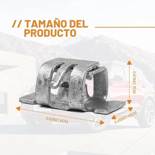 Vista 2 de 25 tuercas especiales para parachoques delantero, clip de tuerca para panel de revestimiento de parachoques - Compatible con GM - OEM 11609952