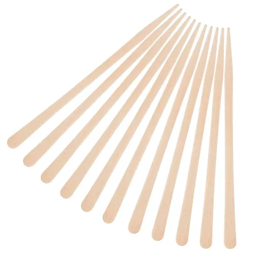 Vista 6 de Paquete de 1200 palitos de cera de madera, espátulas de cera, palitos aplicadores de cera pequeños, palitos de madera, espátulas aplicadoras