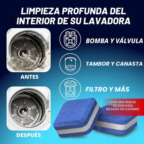 Vista 2 de Lavadora Cleaner Pro Tablets para dueños de mascotas, paquete de 14, carga
