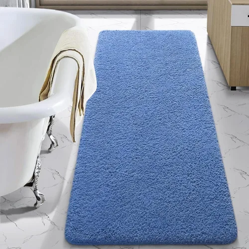 Vista 46 de LOCHAS Alfombra de baño de microfibra antideslizante de 36 x 24 pulgadas Gris