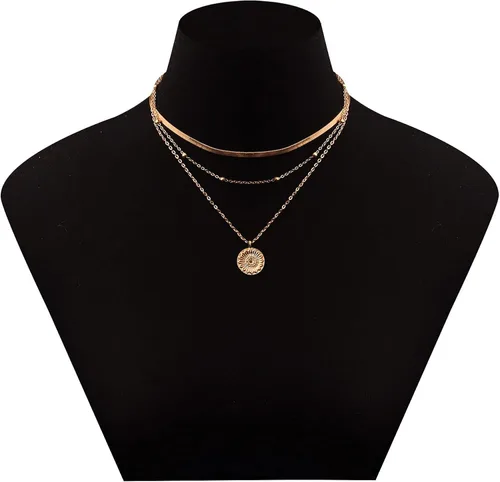 Vista 6 de Blingsoul Collares simples para mujer, collar con colgante, joyería de mercancía para fiesta para mujer