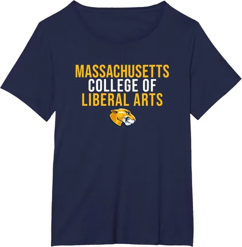 Vista 5 de Mass Liberal Arts MCLA Trailblazers - Camiseta apilada, Azul