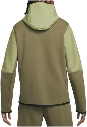 Vista 2 de Nike Sportswear Tech - Sudadera con capucha para hombre, con cremallera completa, color verde (as1, alpha, XL, regular, XL)