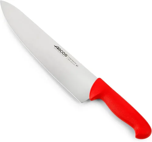 Vista 15 de Arcos Cuchillo de chef de acero inoxidable nitrum de 8 pulgadas y hoja de 7.874 in. Cuchillo de cocina profesional multiusos. Mango ergonómico
