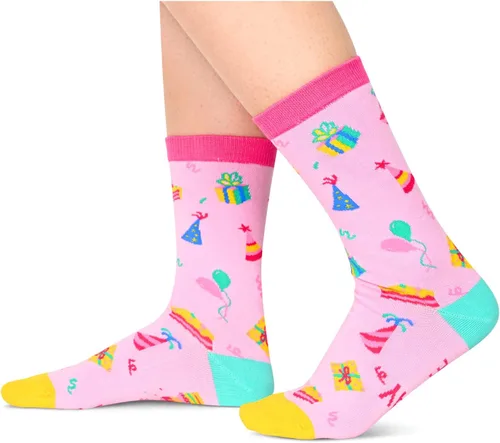 Vista 2 de Zmart Gifts for Teenage Teen Girls, Funny Crazy Silly Novelty Socks for Teens