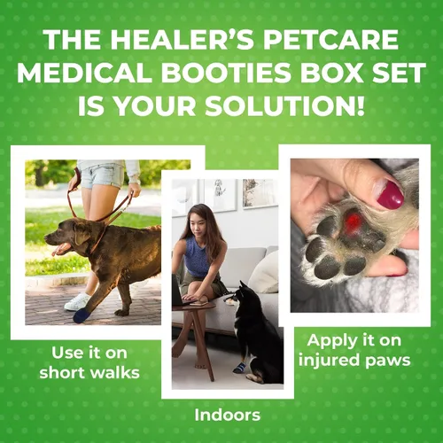 Vista 6 de Healers Botas y vendajes médicos para perros, XS
