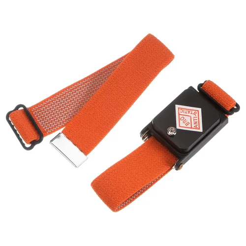 Vista 6 de MECCANIXITY Correa de muñeca antiestática, pulsera antiestática ESD ajustable inalámbrica con pulsera de repuesto para reparación de electrónica
