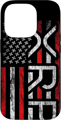 Vista 17 de iPhone 16 XRP Crypto - XRP criptomoneda - Bandera americana - Funda XRP