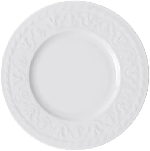 Vista 7 de Villeroy & Boch Cellini - Plato llano, 10.5 pulgadas, porcelana premium, color blanco