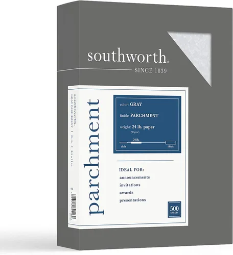 Vista 5 de Southworth, papel especial de 8.5 x 11 pulgadas, 24 libras, 100 de brillo, 500 hojas/caja (964C)