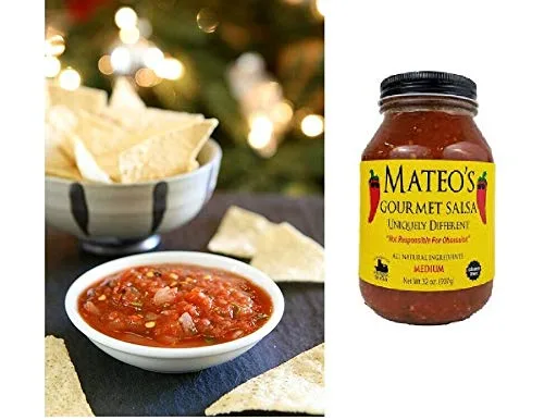 Vista 4 de Mateo's Gourmet Salsa Especias Medianas 2 Tarros 32oz/907g