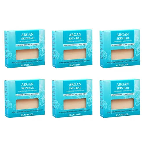 Vista 10 de Plantlife Jabón en barra de avena de albaricoque, jabón hidratante y calmante para tu piel, hecho a mano con ingredientes a base de plantas, hecho