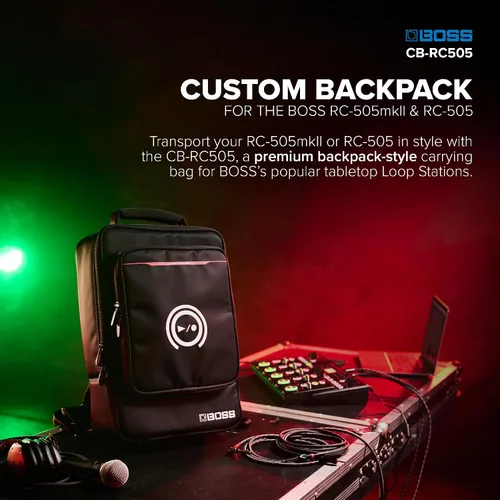 Vista 4 de BOSS Mochila Slimline para las estaciones de bucle RC-505mkII y RC-505 (CB-RC505)