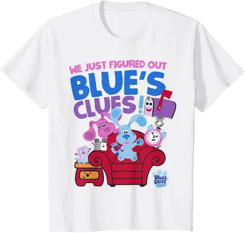 Vista 23 de Blue's Clues & You Group Shot Just Figured Out Blue's Clues Camiseta Negro
